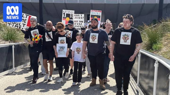 Hundreds attend justice march for Kaiden Morgan