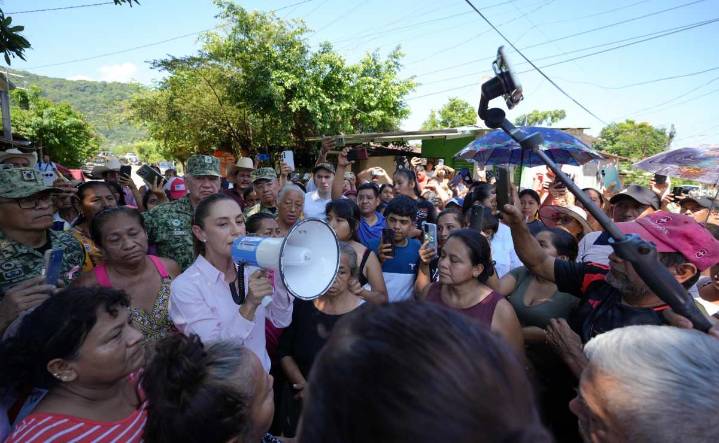 Se transparentará todo respecto a personas fallecidas tras lluvias: Sheinbaum; “no vamos a esconder información”, garantiza