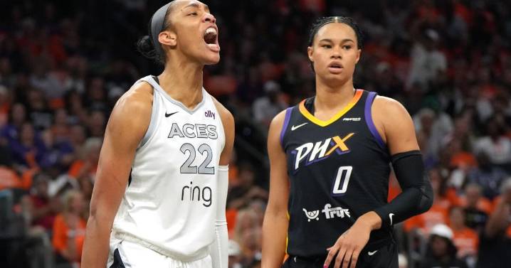 Wilson hits last-second jumper to lift Aces over Mercury for a 3