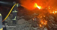 Massive explosion as Putin's forces destroy key Kyiv power station