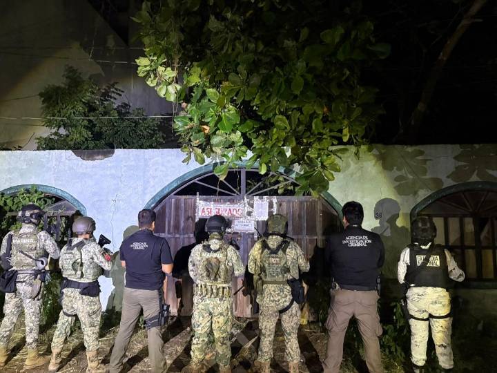 Golpe a la delincuencia por parte de la SEDENA en la peñita de Jaltemba