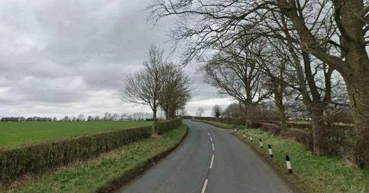 Motorbike rider airlifted to hospital following three-vehicle collision on country lane