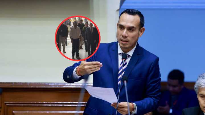 Presidente José Jerí llegó al Congreso tras protestas del 15 de octubre