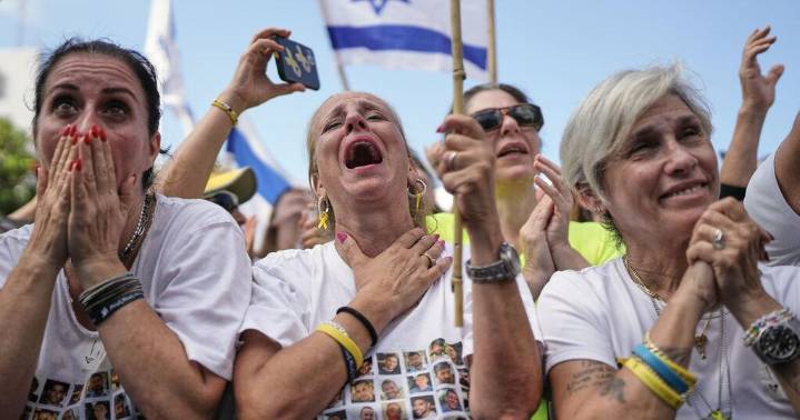 Living hostages and Palestinian prisoners are released as part of ceasefire in Gaza