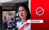 Keiko Fujimori sí fue abucheada en Cusco, pero no en octubre de 2025: el video es de mayo de 2021