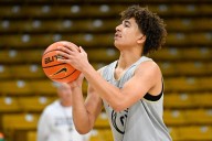 Ian Inman taking aim from long range for CU Buffs men’s basketball
