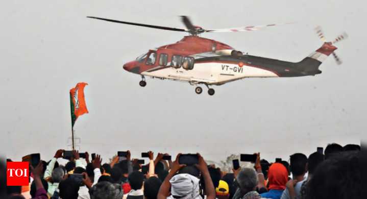 Bihar Assembly Elections: Parties turn to choppers, private jets for maximum reach