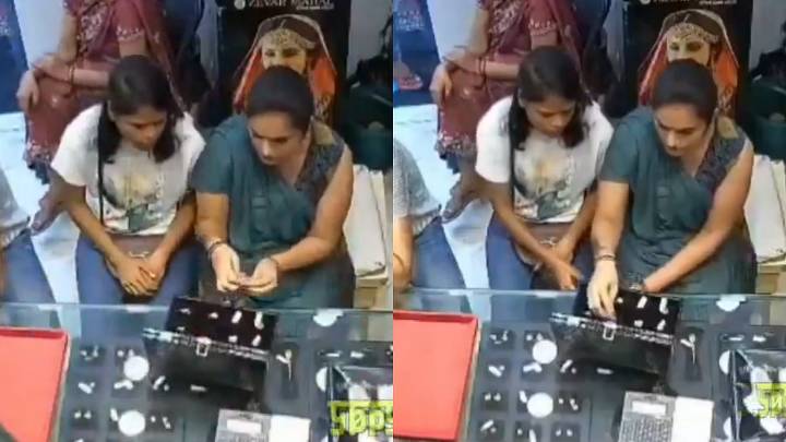 Theft Caught on Camera: Women Swap Real Gold Ring with Fake One at Delhi Jewellery Store