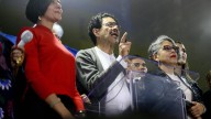 En su discurso como ganador de la consulta, Cepeda pidió al CNE personería para el Pacto Histórico