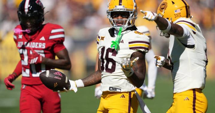 Arizona State hands No. 7 Texas Tech its first loss with late drive
