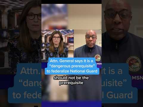 Attn. General says it is a 'dangerous prerequisite' to federalize National Guard