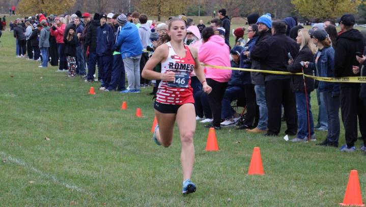 Romeo runs ‘best race,’ wins girls cross country regional championship