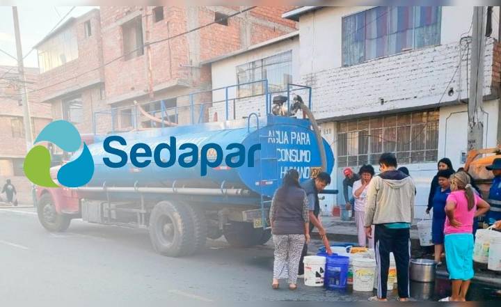 Corte de agua en Arequipa este 9 y 10 de octubre: zonas y horarios afectados por Sedapar