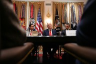 Trump feted by Cabinet members over ‘historic’ deal