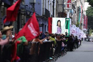 Clara tomó calles del Centro y el Congreso CDMX