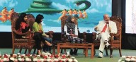 Renzushah delivers keynote address at Kashmir Literary Festival