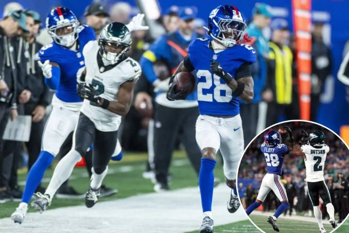 Cor'Dale Flott rewards Giants faith with game