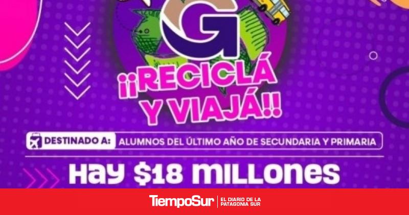 Río Gallegos Alumnos del EIPE se suman al programa "Recicla y Viaja" para financiar su viaje de egresados
