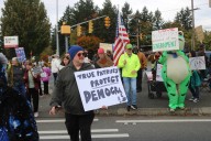 Photos: Fairwood joins The Landing in Renton for No Kings protest