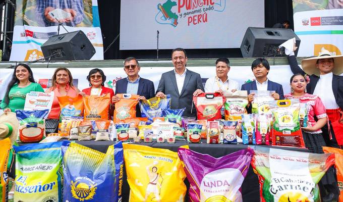 Gobierno destaca al arroz como una de las principales cadenas productivas del país