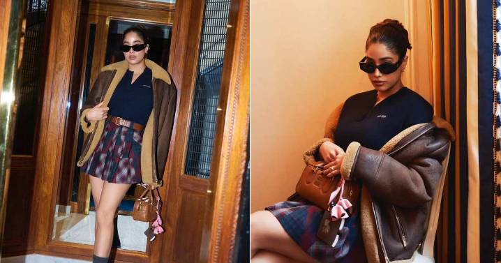 Janhvi Kapoor Stuns In Miu Miu Couture At Paris Fashion Week