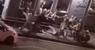 Two men charged after mass brawl spills out of Greenock pub