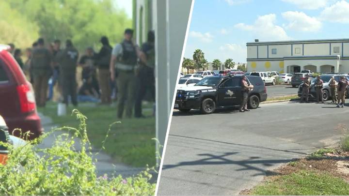 Fuerte presencia de Homeland Security Investigations en área de negocios de ropa usada