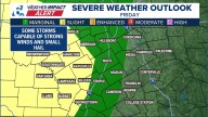 Storm chances are impacting Friday night lights; could impact Saturday afternoon plans as well
