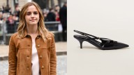 Emma Watson Models the Slingback Trend at Miu Miu’s Spring 2026 Show