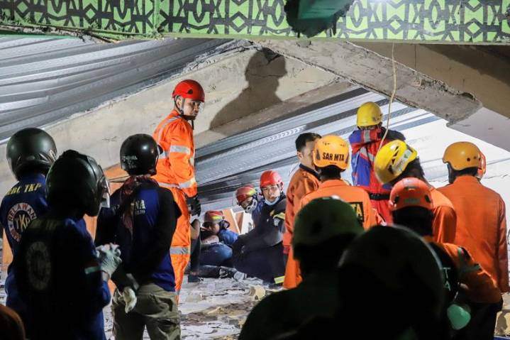 Indonesia school collapse death toll rises to 36, search for bodies continues