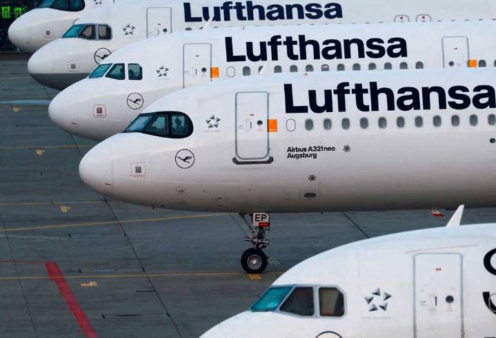 Aerolínea alemana Lufthansa recorta sus rutas