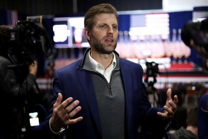 Eric Trump confirms dad’s hot mic moment was about foreign business