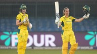Ash Gardner blasts unbeaten century as Annabel Sutherland falls just short in World Cup rout of England