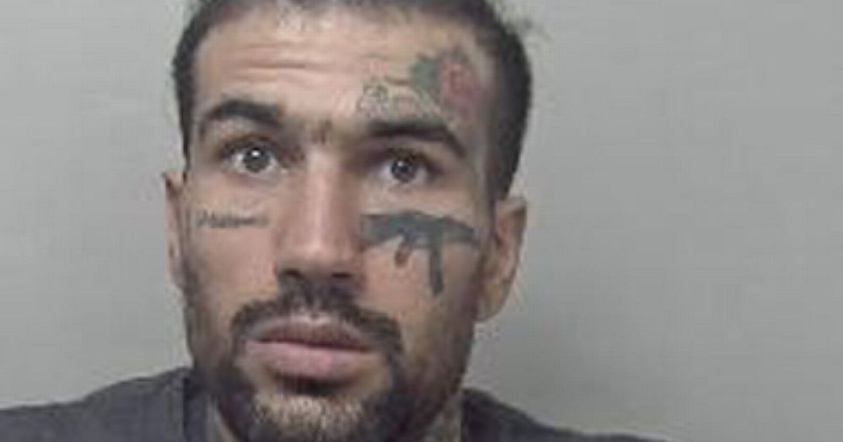 Migrant with AK-47 face tattoo who threatened to kill Reform UK leader Nigel Farage