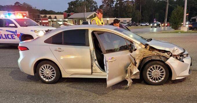 Woman injured in early Friday morning crash