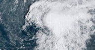 Tropical Storm Lorenzo gets slightly stronger in the Atlantic Ocean but isn't threatening land