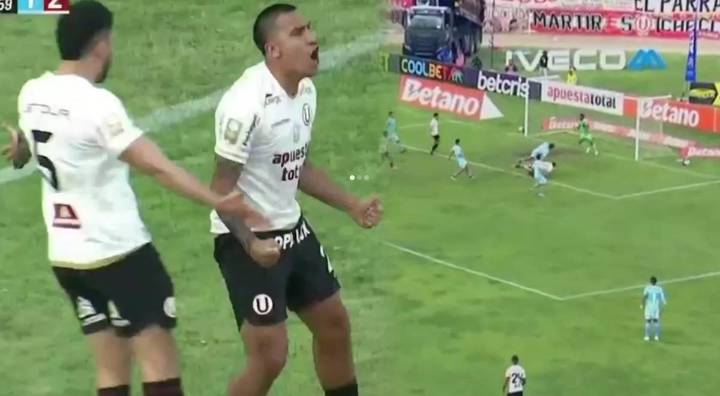 Álex Valera anotó el 2-1 de Universitario para darle el histórico tricampeonato