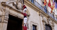 La diada castellera luce en Palma