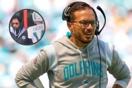 El frio gesto de Mike McDaniel hacia Quinn Ewers indigna a los fans de los Dolphins