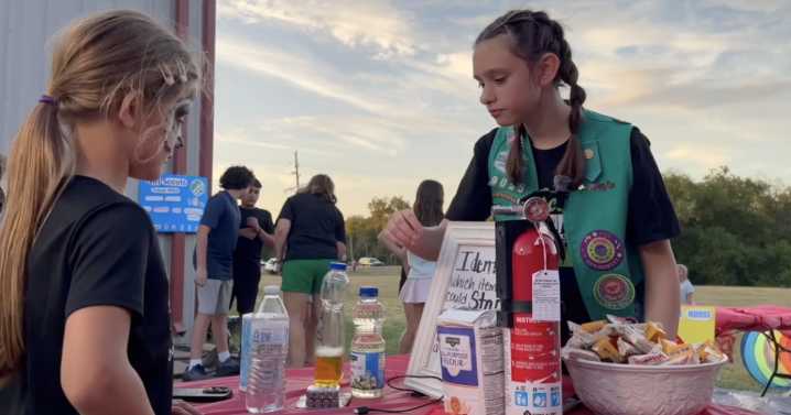 Local Girl Scout troop creates fire safety project to support Bremond Volunteer Fire Department