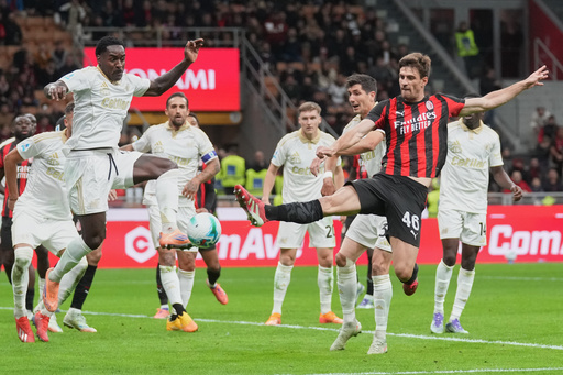 AC Milan rescata empate 2-2 contra el colista Pisa con gol en los descuentos