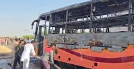 Jaisalmer Bus Fire Leaves 20 Dead: PM Modi Announces ₹2L Aid