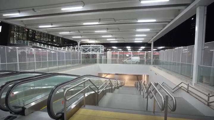 Se acabaron las pasarelas: Chamartín abre el paso inferior para conectar los AVE con la calle, Metro y Cercanías