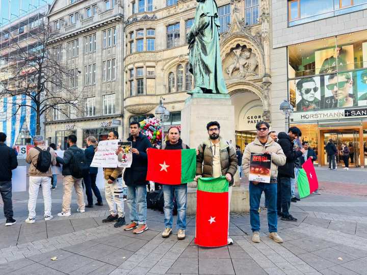 Baloch National Movement stages protest in Germany
