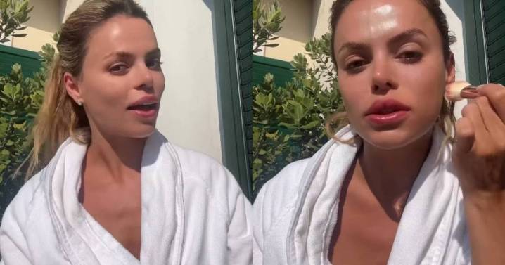 Brooks Nader Serves Ultimate Off-Duty Glam in Bathrobe