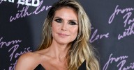 Heidi Klum Flaunted Her Bra Under A See-Through Catsuit At PFW