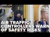 Air traffic controllers warn of safety risks as shutdown enters fourth week