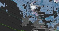 UK snow forecast as maps show '3cm per hour' blizzard in Scotland and England
