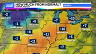 Dry and warm start to the work week in central Indiana