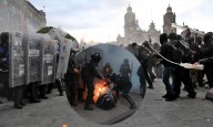 Marcha para conmemorar el 2 de octubre termina en violentos enfrentamientos en CDMX